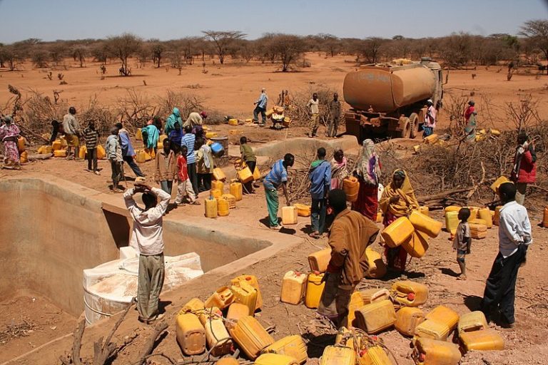 Water distribution in Horn of Africa